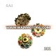 Custom different shaped plastic button with colorful